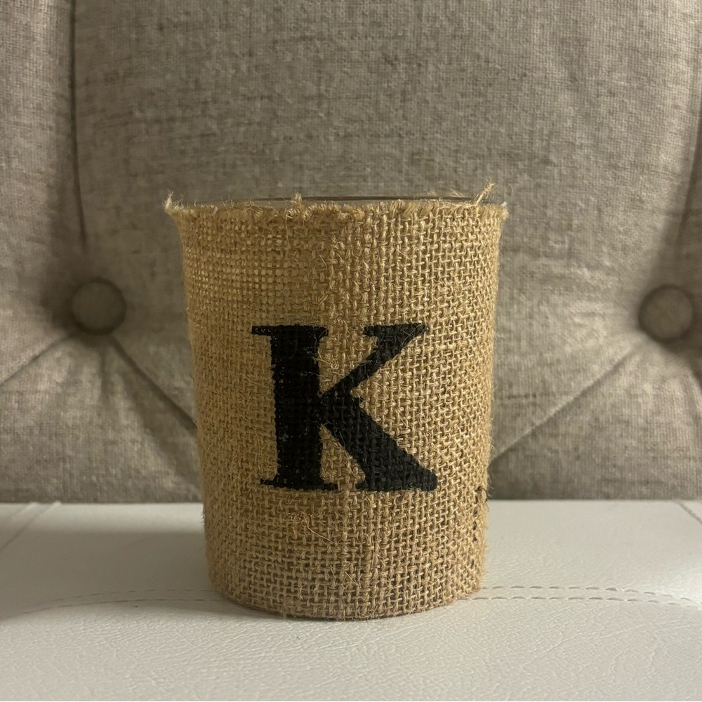 the letter “K” cute cup